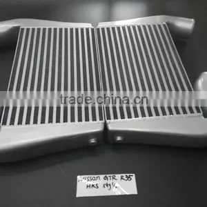 Twin Aluminum Intercooler for GTR R35 Nissan GT-R thumbnail-1