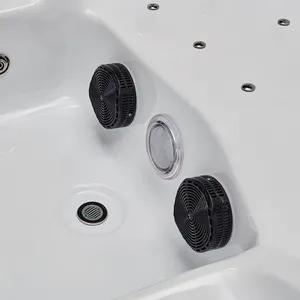 Luxury 4 Person Acrylic Jetted Outdoor Hot Tub Spa thumbnail-4
