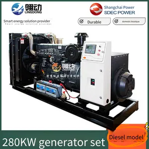 Shanghai Diesel Engine e Series Diesel Power, 280kw Generator Set in Shenyang, 20000h High-reliability and Durability Test thumbnail-1
