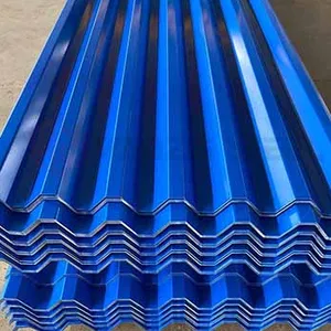 PPGI Galvanized Corrugated Roofing Sheet Color Coating Steel Roofing Sheet Factory Price thumbnail-5