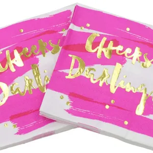 Ningbo PartyKing 20-Count 3-Ply Paper Luncheon Dinner Napkins For Christmas Birthday Party Joy thumbnail-1