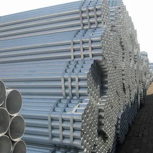 Q195 Galvanized Steel Pipe 1/2 Inch to 4 Inch ERW Welded Round Tube thumbnail-4