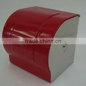 Stainless Steel Toilet Paper Holder Tissue Holder K-8-red Lacquer Cover thumbnail-1