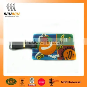 Beautiful and Special Custom 3D Soft Pvc Luggage Tag thumbnail-2