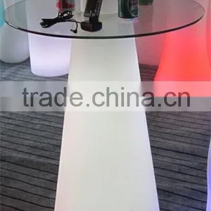 PE Plastic Bar Table With LED Light and Remote Control YXF-50120E thumbnail-1