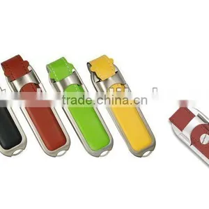 Novelty Leather Cover USB Flash Drive /leather Usb 32GB thumbnail-1