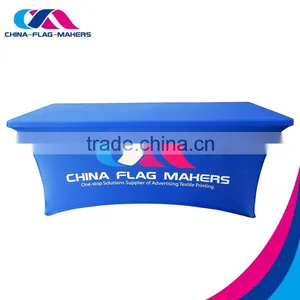 Custom Full Color Promotion Printing Fabric Tablecloth thumbnail-3