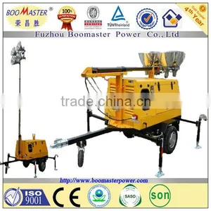 Used Kuobota Engine Generator Mobile Light Tower With 4 X1000w thumbnail-1