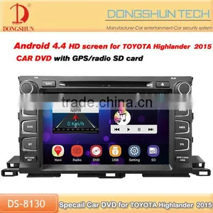 High Definition 9 Inch 2 Din Car Dvd Player for Toyota Highlander thumbnail-1