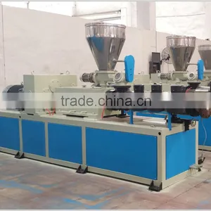 PVC Pipe Conical Twin Screw Extruder Machine Quality Choice thumbnail-1