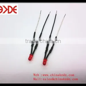 Mini Led Indicator Light With Wire 3mm 5mm Mounting Hole 50000hr Big Lifetime thumbnail-3