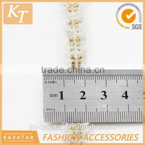 100% Cotton Ribbon Trim With Silver Thread thumbnail-2