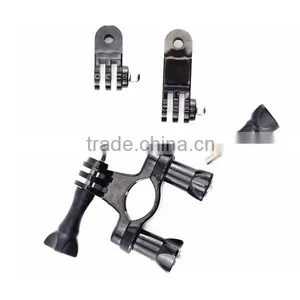 Bicycle Handlebar / Seatpost Clamp With Three-way Adjustable Pivot Arm for Go Pro thumbnail-1