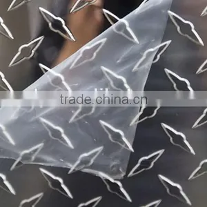 Low Price of Embossed 3003 H22 Kindle Aluminum Sheet for Bus Floor/stairs thumbnail-1