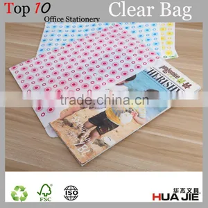 Office and School Stationery Document Folder Manila File Folder Shape Clear Plastic Bag thumbnail-1
