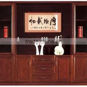 Wooden Antique Chinese Bookcase thumbnail-4