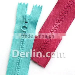 Kids Children Colour Logo 3# 5# Resin Delrin Vislon Plastic Zipper thumbnail-2