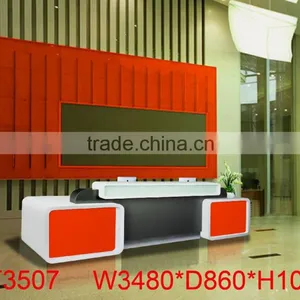 Hot Selling High Quality Glass Reception Desk Factory Sell Directly QT3507 thumbnail-1