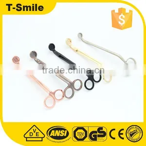 Silver Stainless Steel Candle Wick Trimmer Oil Lamp Scissor Cutter Snuffers thumbnail-1