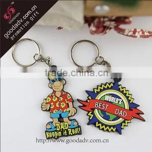 Printed Logo & Custom Design Advertising Soft Rubber Key Holder thumbnail-1