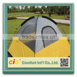 Easy Folding Double Laye 3-4 Persons Camping Tent thumbnail-1