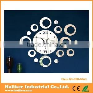 Fashion Simple Design Acrylic DIY Clock Wall Stickers for Home Decor thumbnail-1