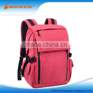 High Quality Durable Canvas Backpack Army Green Rucksack Bag for Camera Laptop Quality Choice thumbnail-4