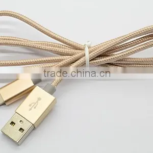 Nylon Braided USB 3.1 Type C to USB 2.0 Male Data Cable 2016 thumbnail-3