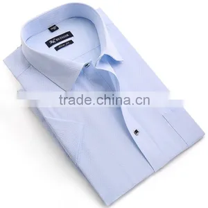 the Latest Fashion no Pocket Short Sleeve Mens Shirt 2016 thumbnail-1