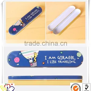 Factory Supply Pencil Tin Box/cute Children Cartoon Metal Pencil Box thumbnail-1