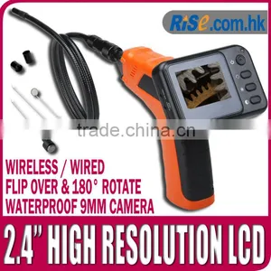 2.4" LCD Wireless Rotate LED Inspection Camera Endoscope Borescope thumbnail-1