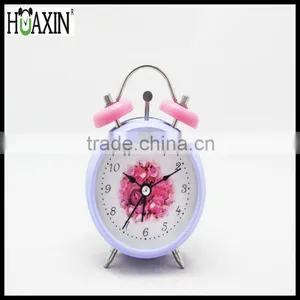 2016 New Style False Ring Bell Clock ,mini Size Clocks,Table Alarm Clock for Promotion Gift thumbnail-1