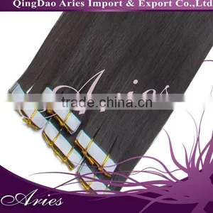 Factory Wholesale Raw Unprocessed Human Hair Extension Stick Tape Hair Extension thumbnail-1