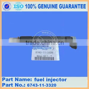 Excavator Spare Parts PC400-7 Injector Ass'y Genuine Denso Injector 095000-6070 6156-11-3300 for PC400-8 PC450-8 thumbnail-2