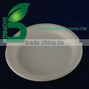 Tableware Disposable Biodegradable Eco-friendly Bagasse Plate thumbnail-1
