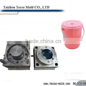 OEM Red Water Bucket Plastic Injection Mould Factory thumbnail-1