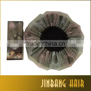 2016 New High Quality Night Sleep Cap Bonnet Hat For Long Hair Lady Girl Silk Hair Bonnet Nightcap thumbnail-6