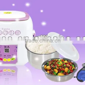 Newest Portable Intelligent Multi-functional Electric Heating Food Warmer And Steamed Lunch Box thumbnail-1