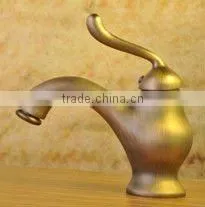 Antique Single Handle Single Hole Bathroom Mixer Tap QH1714B thumbnail-1