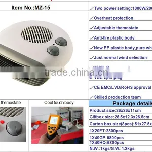 2015 NEW PRODUCT Fan Heater Electrical Heater Electric 220-240V Plastic Body Material Fan Heater thumbnail-2