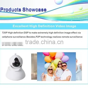 Hot New Product Support Phone Alarm P2P 720P Pan/Tilt Low Cost Wifi ip Camera thumbnail-2