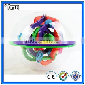 High Quality Plastic Children Intellect 3D Puzzle Maze Ball/educational Puzzle Toy thumbnail-4
