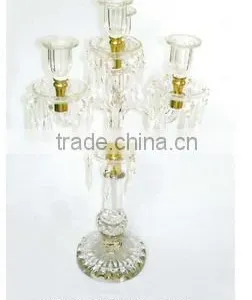 Wedding Crystal Candelabra, Wedding Candelabra, Candle Stand thumbnail-1