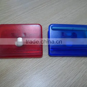 Plastic Magnetic Clip, Plastic Power Clip, Promotional Transparent Magnetic Power Clip, PTMC013 thumbnail-1