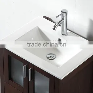 Small Bathroom Wash Basin Floor Cabinet Hotel Vanity Bathroom Furniture No.3200A thumbnail-3