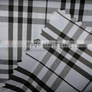 Check and Plaid Black and Coffee Yarn Dyed Fabric for Shirt thumbnail-1