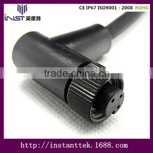 INST M12 90 Degree 3pin Waterproof Connector thumbnail-1