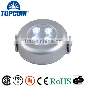On The Wall 4 LED Round Shape Sound Sensor Light Switch thumbnail-1
