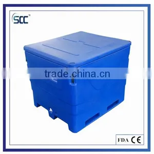 SCC Sell Plastic Insulated Refrigerated Container For Frozen Fish, Insulated Container for Fish thumbnail-1
