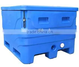Rotomolded Fish Container Stock Fish and Frozen Fish Cooler Box Fish Bin thumbnail-1